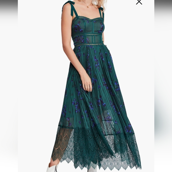 Free People Dresses & Skirts - Emerald combo gorgeous free people dress